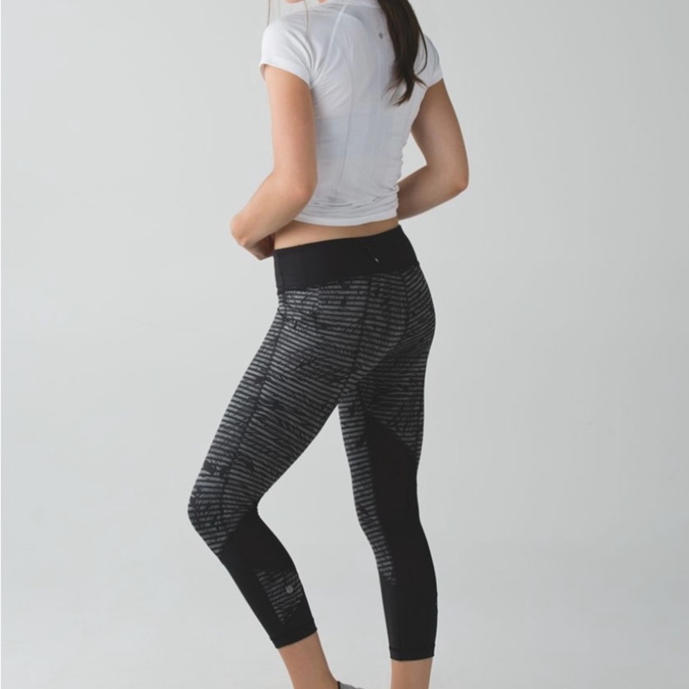Lululemon Pace Rival Crop Stripe 6